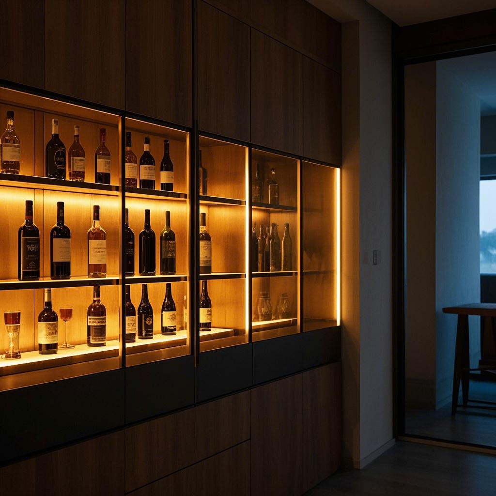 Wine Cabinet Led Strip Light Color Temperature Selection And Application