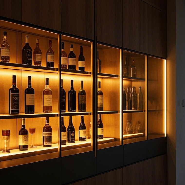 Wine Cabinet Led Strip Light Color Temperature Selection And Application